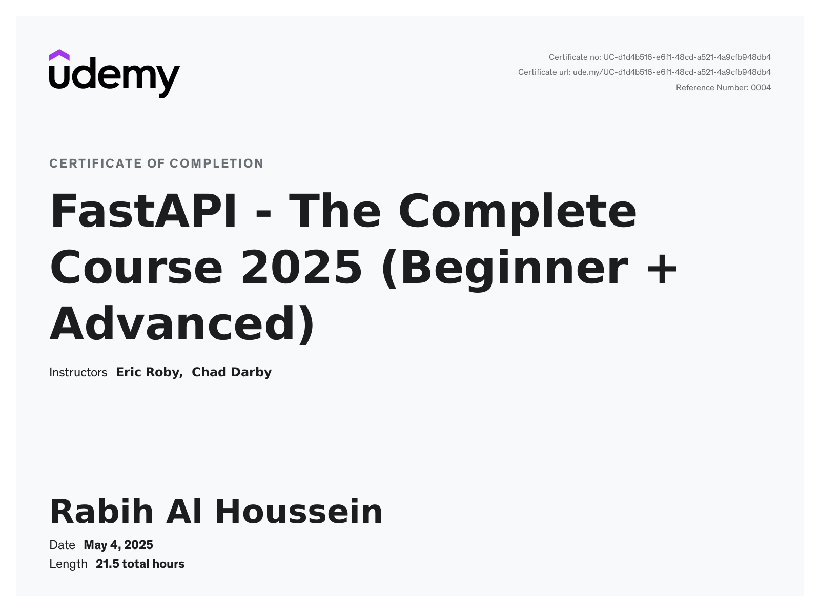 FastAPI - The Complete Course (Beginner + Advanced)